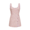 Alexia | stilvolles rosa Minikleid im Tweed-Design