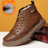 Ronnie | Herren-Lederstiefel mit Lammfellfutter