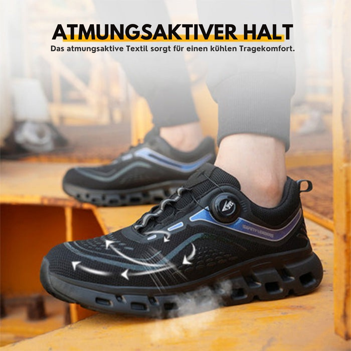 Hunter | langlebige S3 SRC Sicherheitsschuhe für Arbeitsschutz
