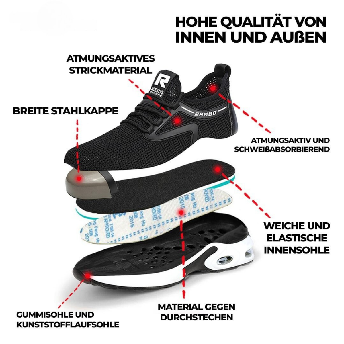 Kent | leichte und bequeme Premium-Sicherheitsschuhe