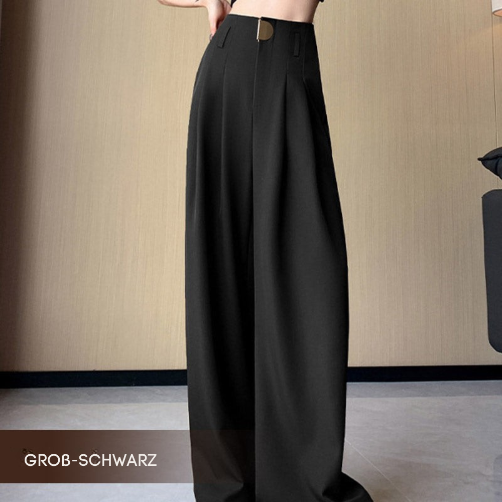 Becha | Elegante Anzughose mit hohem Bund und weitem Bein