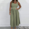 Emilia | Zeitloses ärmelloses Kleid in einfarbigem Look für Damen