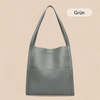 Allison | Elegante monochrome Lederhandtasche
