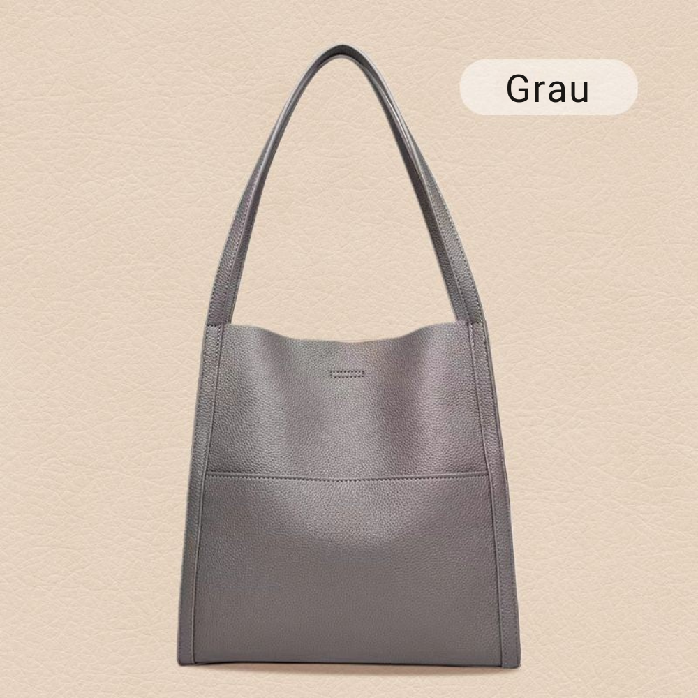 Allison | Elegante monochrome Lederhandtasche