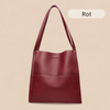 Allison | Elegante monochrome Lederhandtasche