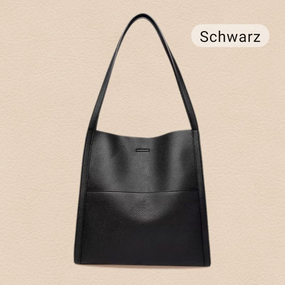 Allison | Elegante monochrome Lederhandtasche