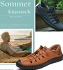 Ethan™ | Aviator Leder-Sandalen mit Wickelzehe