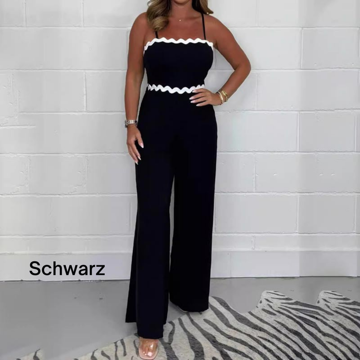 Winnie™ | Eleganter trägerloser Jumpsuit mit integriertem BH für Damen