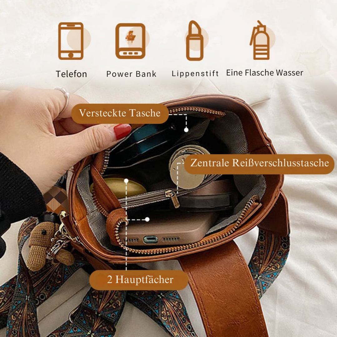 Angel™ | Vintage Tasche mit verstellbarem Schulterriemen