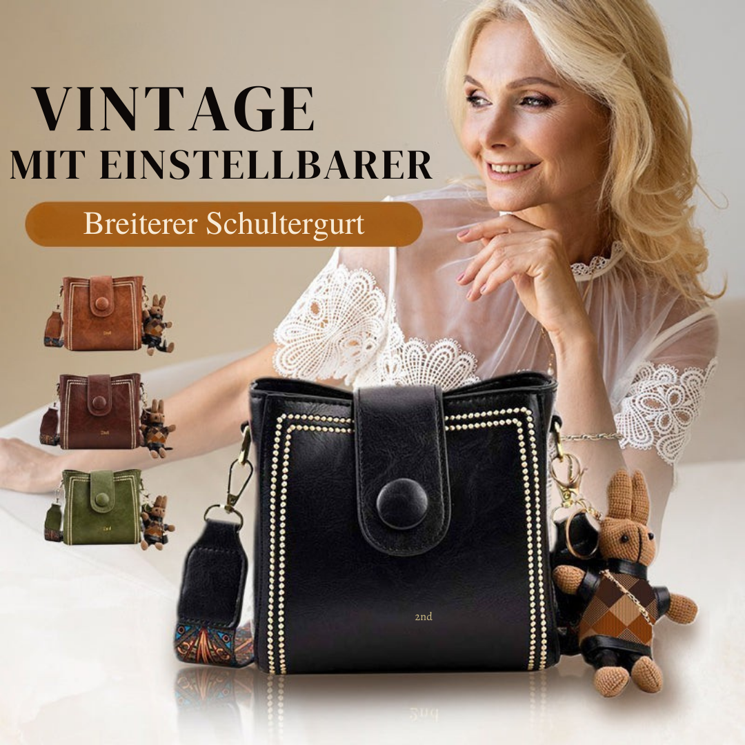 Angel™ | Vintage Tasche mit verstellbarem Schulterriemen