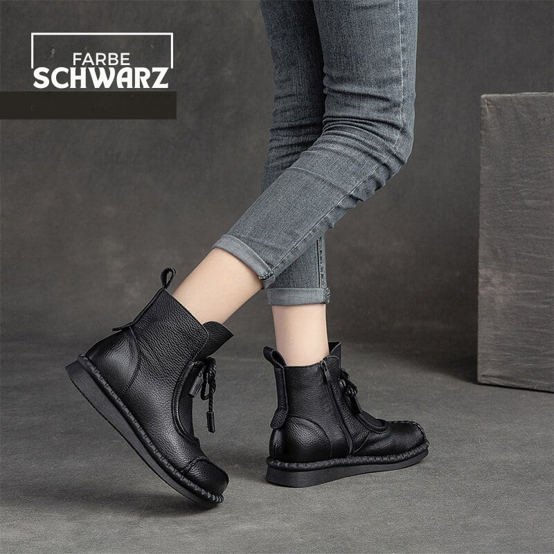 Amber | Modische Damenstiefeletten, Vintage-Leder & stilvoll