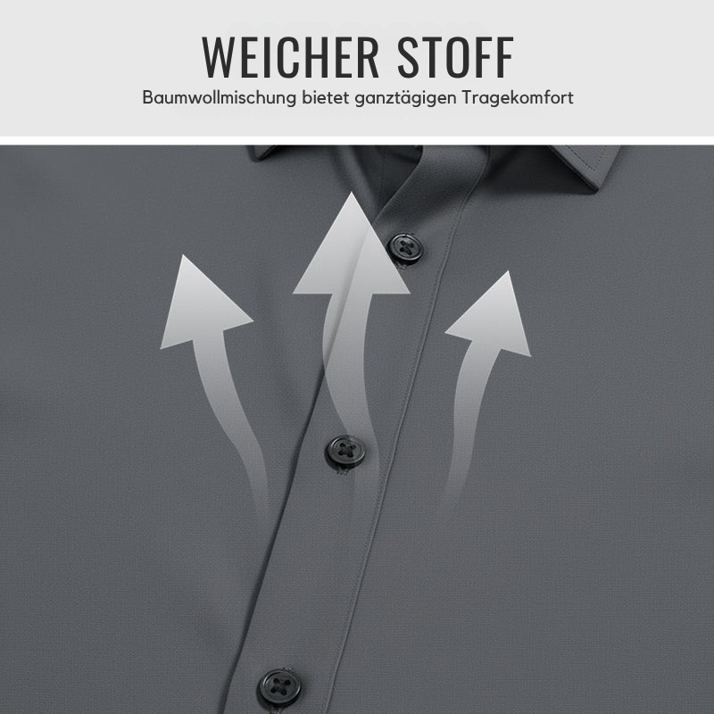 Vincent | Stilvolles Herrenhemd mit Knopfleiste