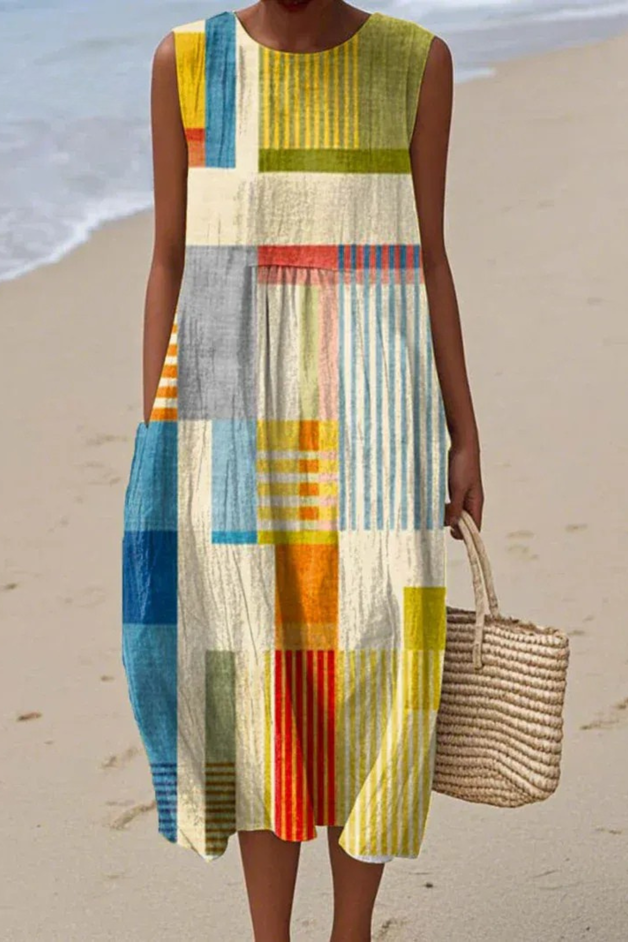 Pey | Modernes Patchwork-Kleid