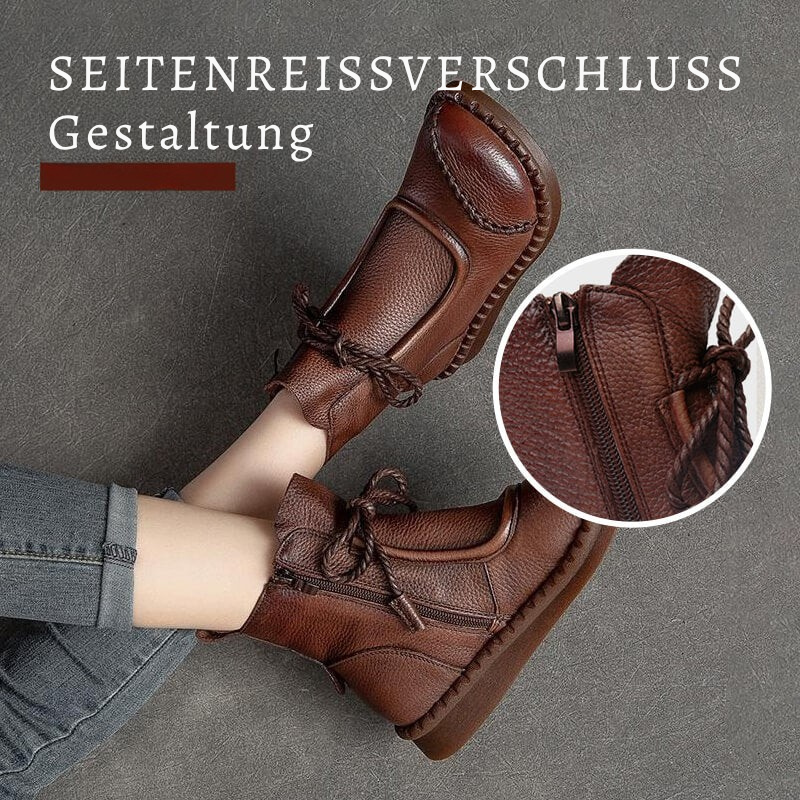 Amber | Modische Damenstiefeletten, Vintage-Leder & stilvoll