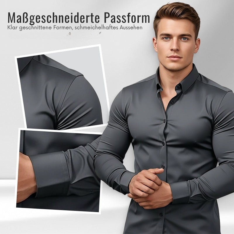 Vincent | Stilvolles Herrenhemd mit Knopfleiste