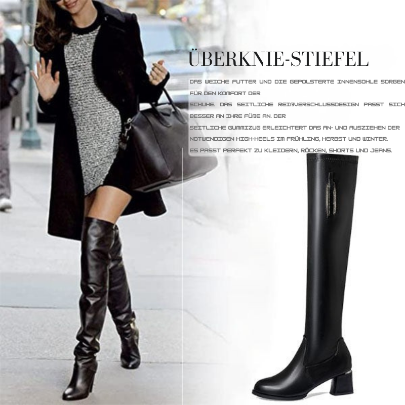 Leah | Elegante Lederstiefel für Damen, klassisch & trendy