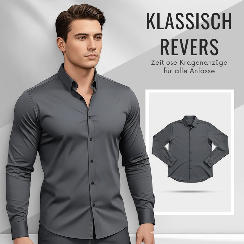 Vincent | Stilvolles Herrenhemd mit Knopfleiste