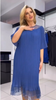 Zendie | Feminines Faltenkleid für elegante Anlässe