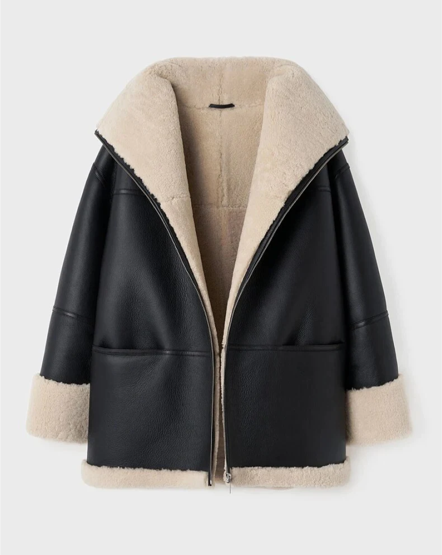 Sylvia | N1 Warmer Pelzmantel - S