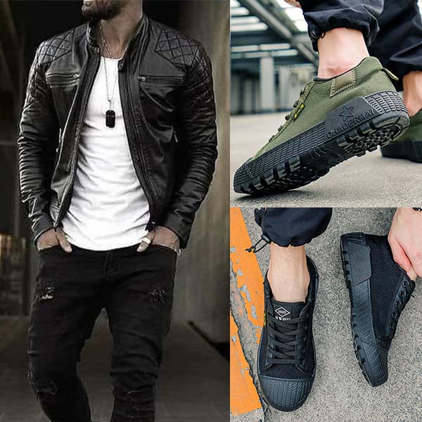 Edgar | Trendige niedrige Turnschuhe für Herren