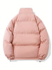 Elcy- Gefütterte Winterjacke mit Kapuze - Rosa / S