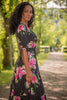 Medel | Florales gestuftes Maxikleid