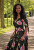 Medel | Florales gestuftes Maxikleid