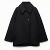 Linsey | Trendiger, übergroßer Wollmantel - Fashion - Schwarz / XS