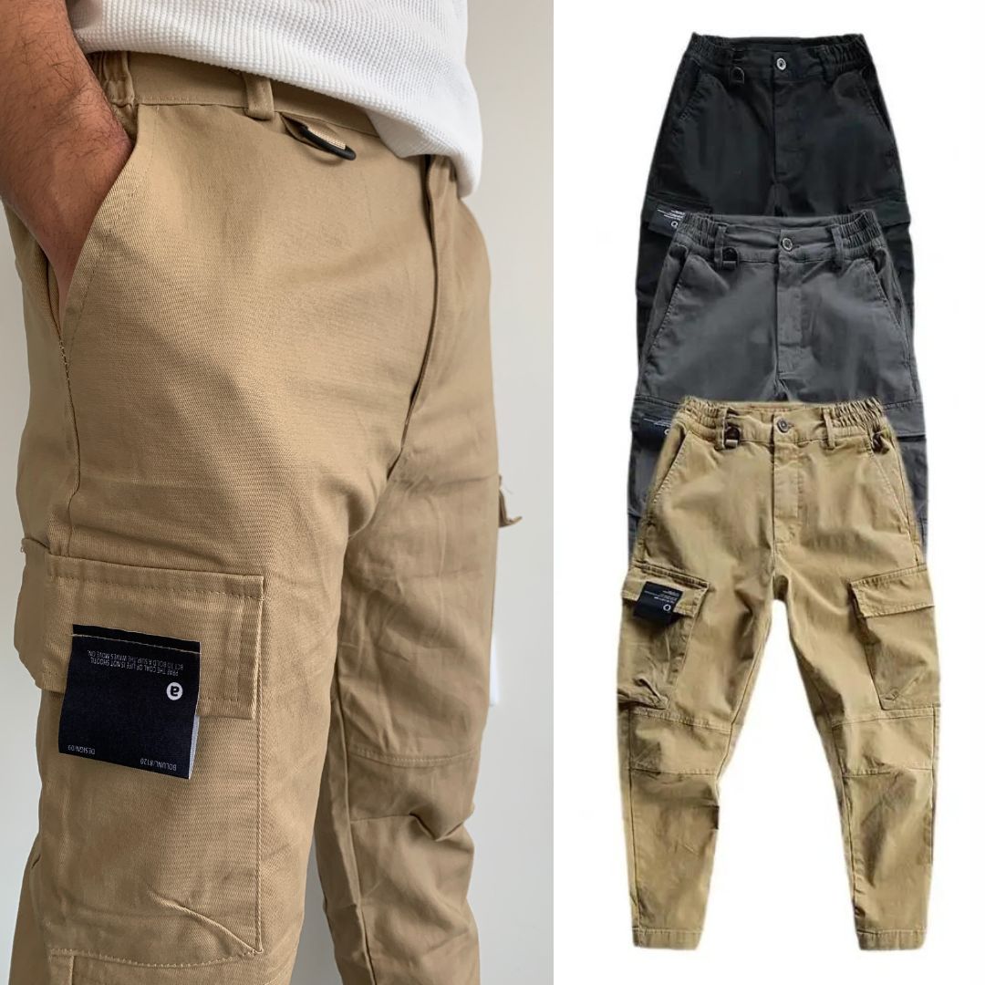 Anthon | Herren-Cargohose mit elastischem Bund