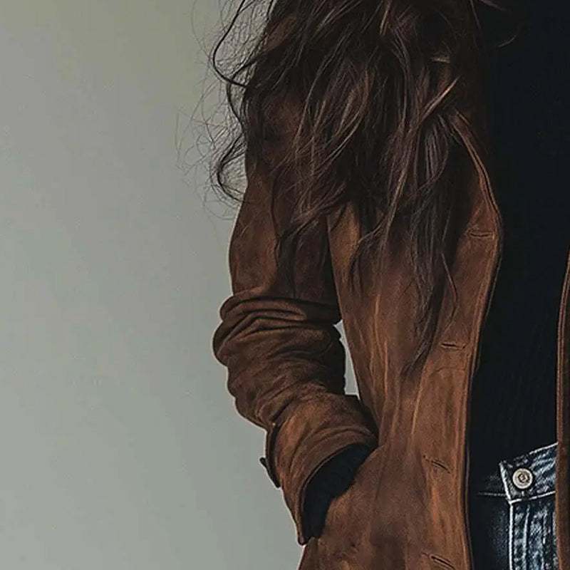 Sadela | Eleganter langer Mantel