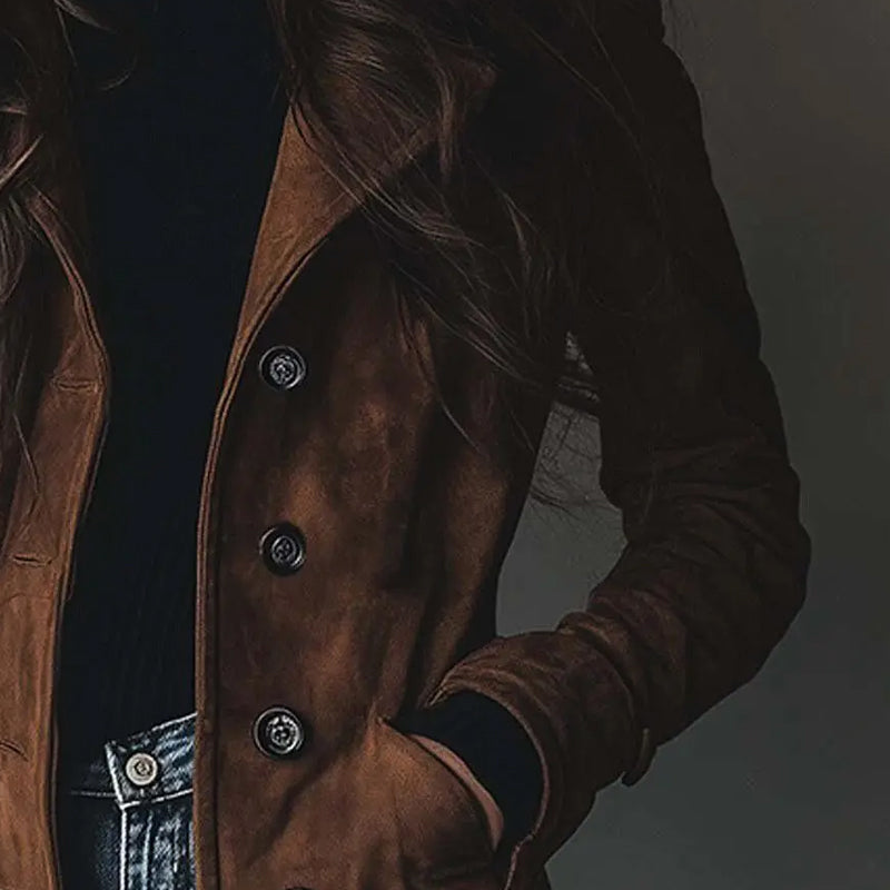 Sadela | Eleganter langer Mantel