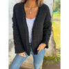 Zara™ | Strick-Cardigan mit V-Ausschnitt - Jakker - Schwarz / S