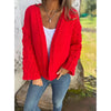 Zara™ | Strick-Cardigan mit V-Ausschnitt - Jakker - Rot / S