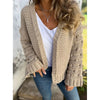 Zara™ | Strick-Cardigan mit V-Ausschnitt - Jakker - Grau / S