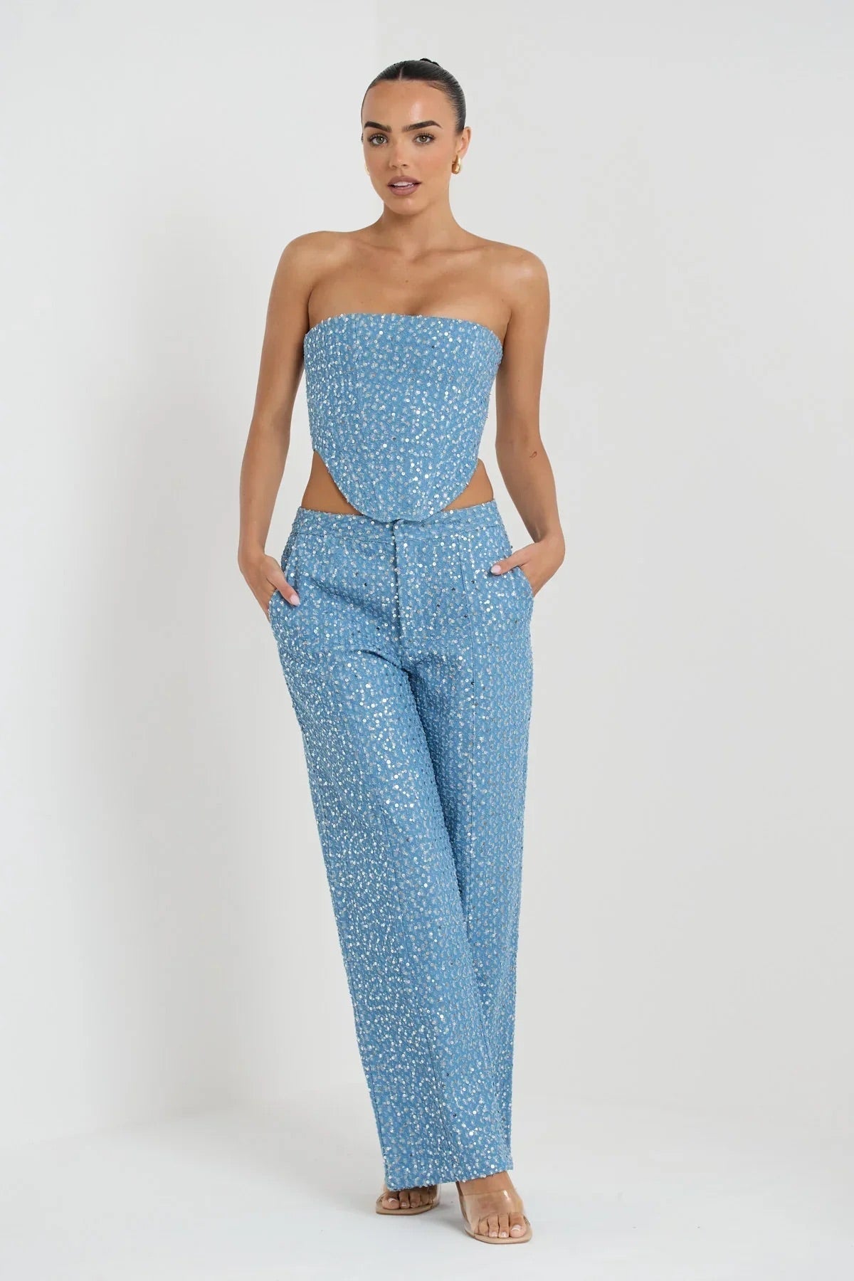 Maya | Stilvolles Frühlings-Set mit Hose
