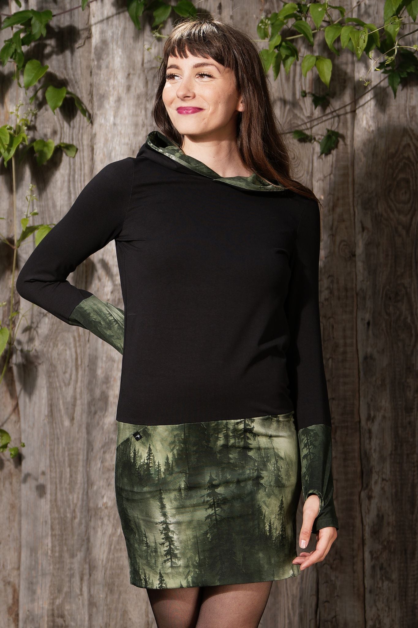 Shiara | Hoodie-Kleid Winterzauber