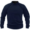 Nelson | Taktischer Militär-Zipper-Sweatshirt für Herren - Marineblau / XS