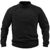 Nelson | Taktischer Militär-Zipper-Sweatshirt für Herren - Schwarz / XS