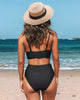 Eve | modisches Bikini-Set mit weitem Top und hoher Taille