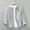 Kevin™ | Leinenhemd - Grau / XS