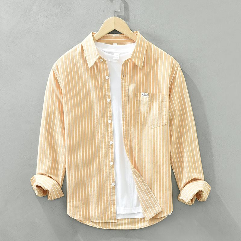 Kevin™ | Leinenhemd - Gelb / XS