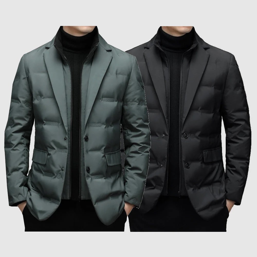 Finnley™ | Ultraleichte Daunenjacke für Herren - Schwarz / XS