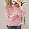 Kelly | Klassischer Wollpullover - 1994-R - Babyrosa / S