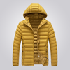 FlexKalt™ – Wattierte Jacke mit abnehmbarer Kapuze - Gelb / M