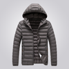 FlexKalt™ – Wattierte Jacke mit abnehmbarer Kapuze - Grau / M