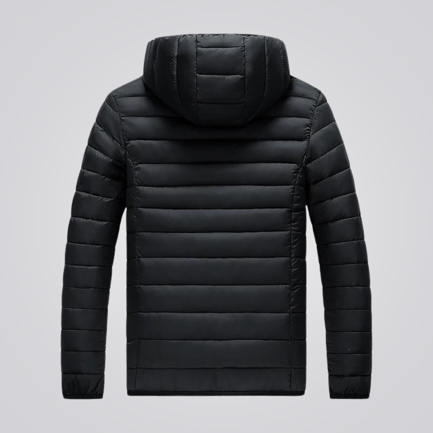 FlexKalt™ – Wattierte Jacke mit abnehmbarer Kapuze - Schwarz / M
