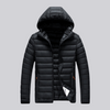 FlexKalt™ – Wattierte Jacke mit abnehmbarer Kapuze - Schwarz / M