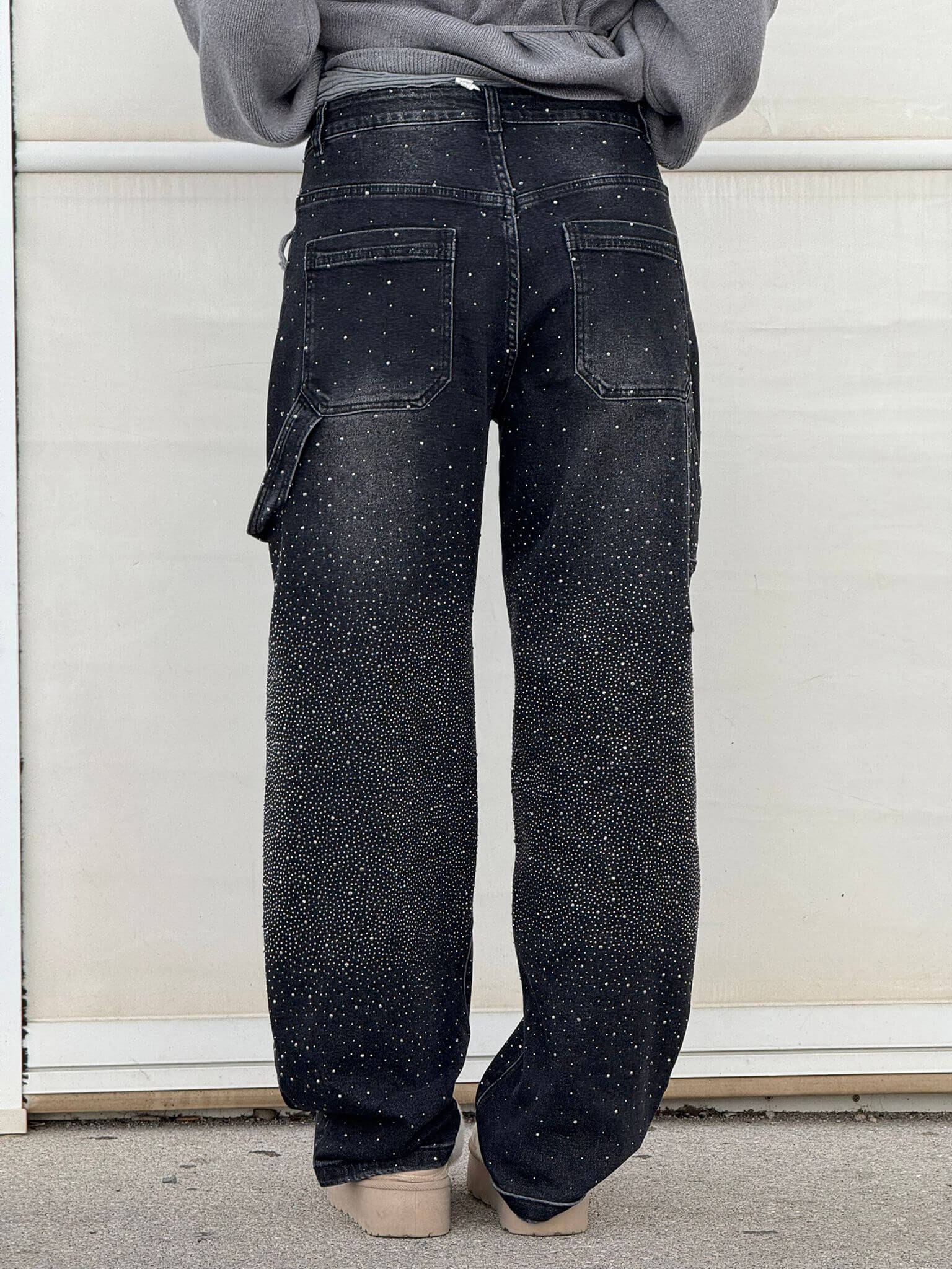 Georgie | Modische Hose mit Strass-Highlight