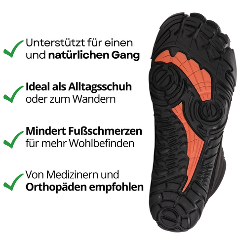 Glacier™ - Isolierte Winter-Barfußschuhe - Blau / 36