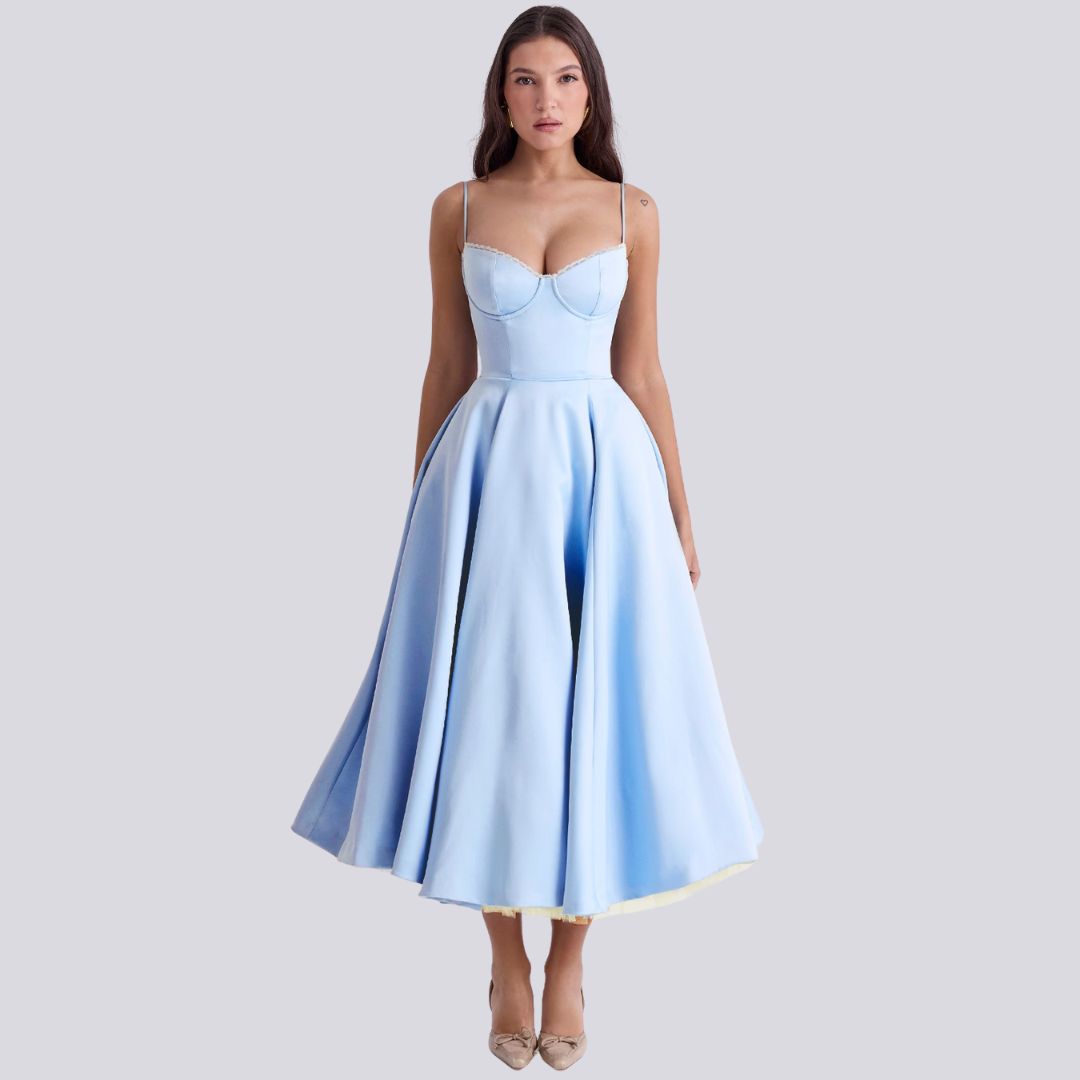 Laurhea | Feminines Maxikleid mit elegantem Schnitt